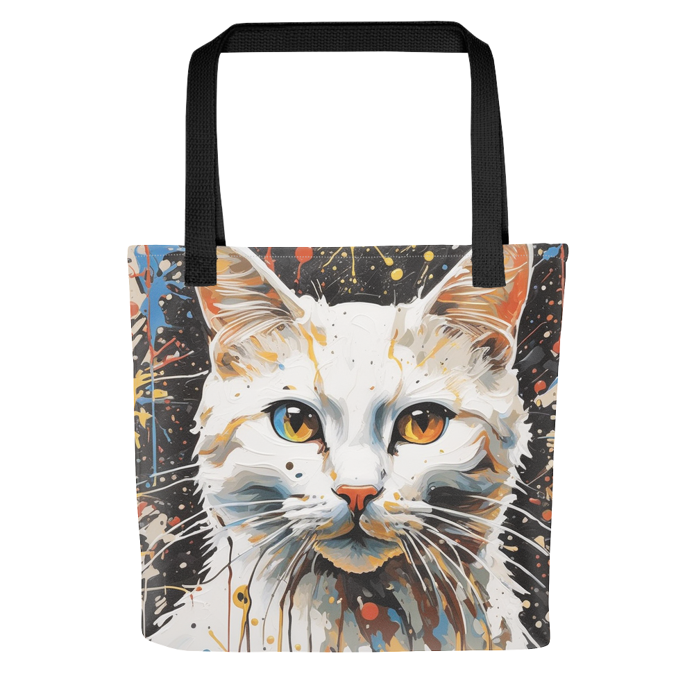 PugMug Custom White Companion Cat Tote