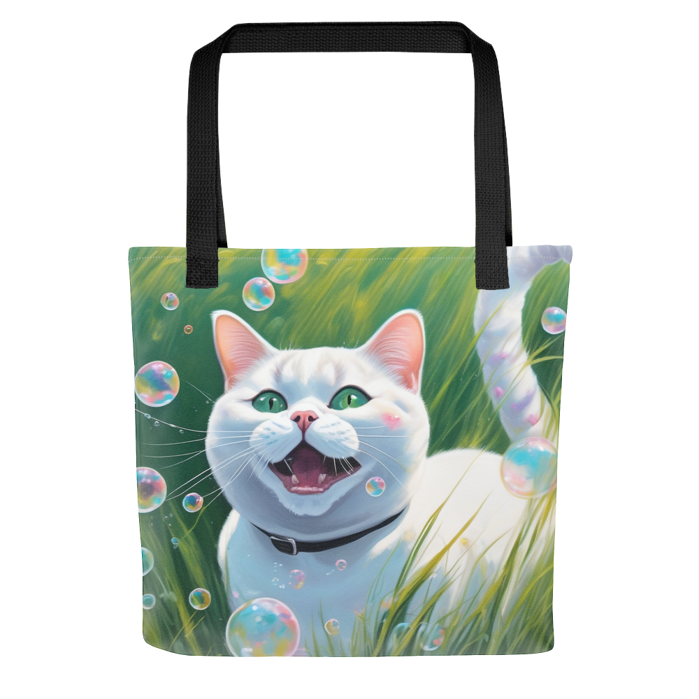 PugMug Custom White British Shorthair Cat Tote