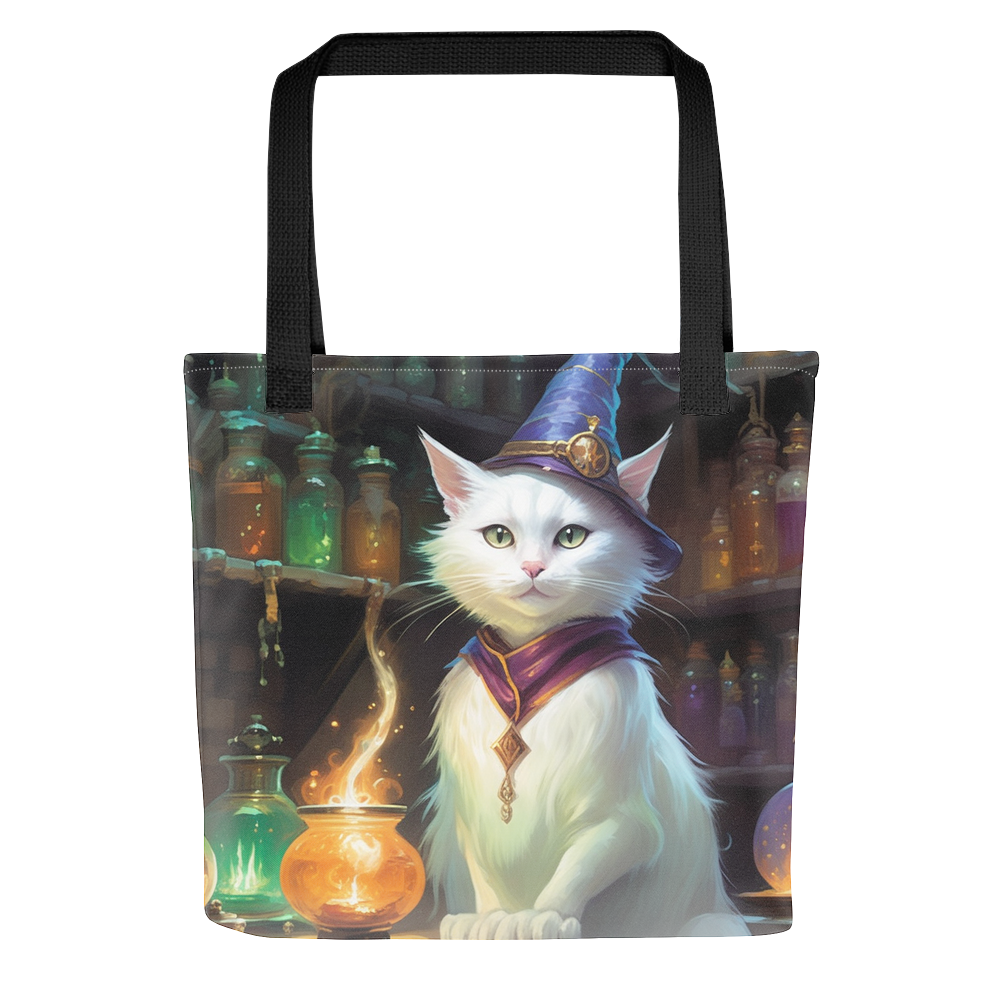 PugMug Custom White Companion Cat Tote