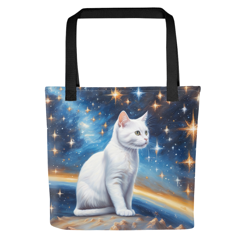 PugMug Custom White Companion Cat Tote
