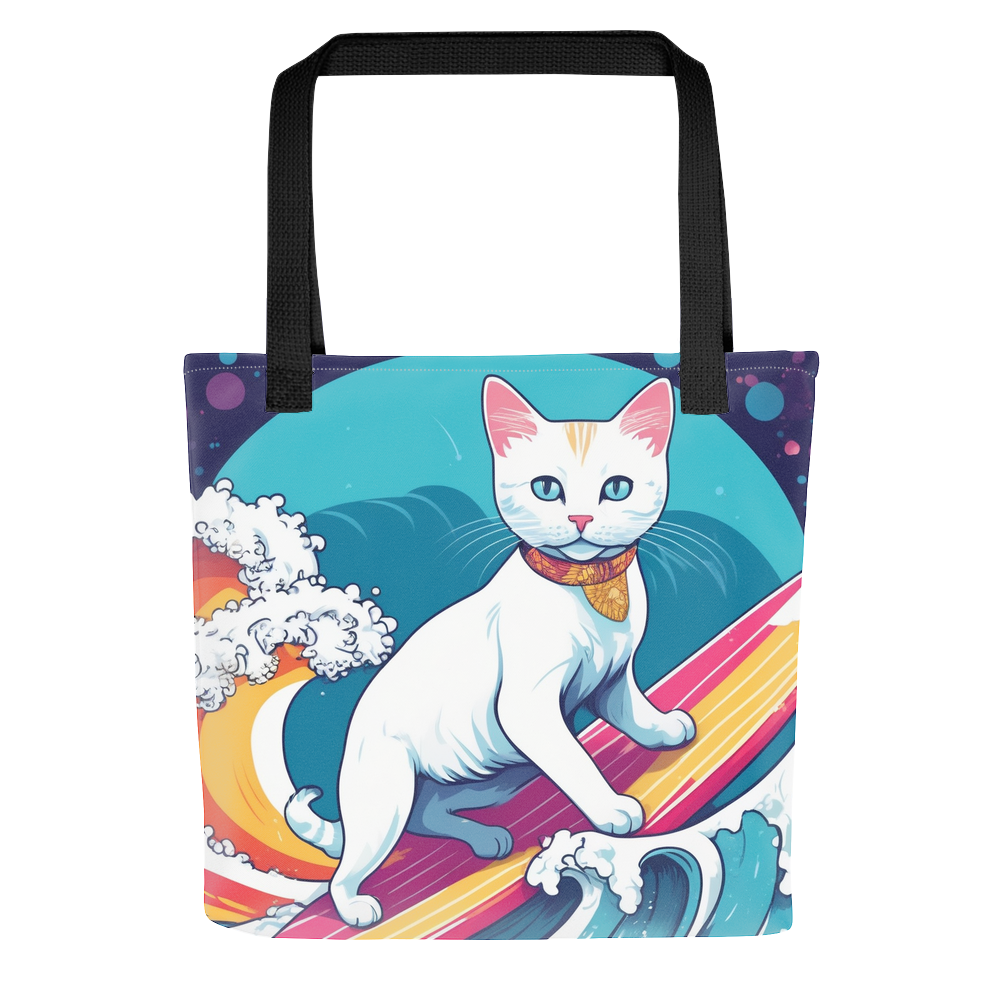 PugMug Custom White Companion Cat Tote