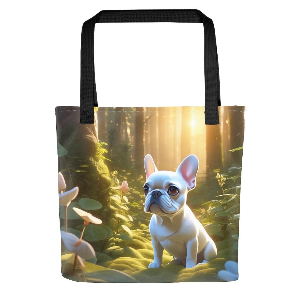 PugMug Custom White French Bulldog Tote