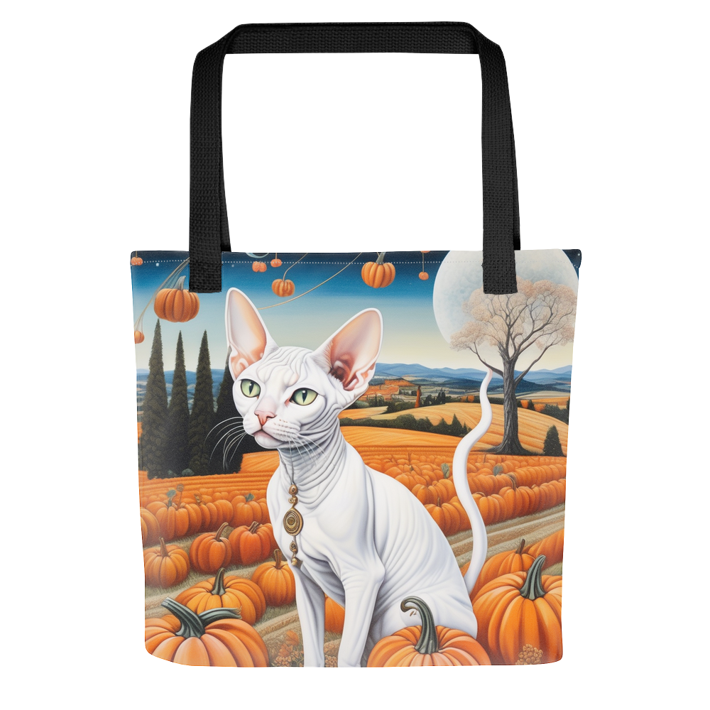 PugMug Custom White Sphynx Cat Tote