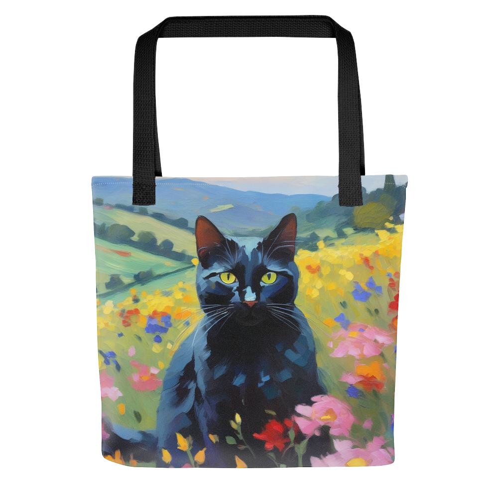 PugMug Custom Black Companion Cat Tote