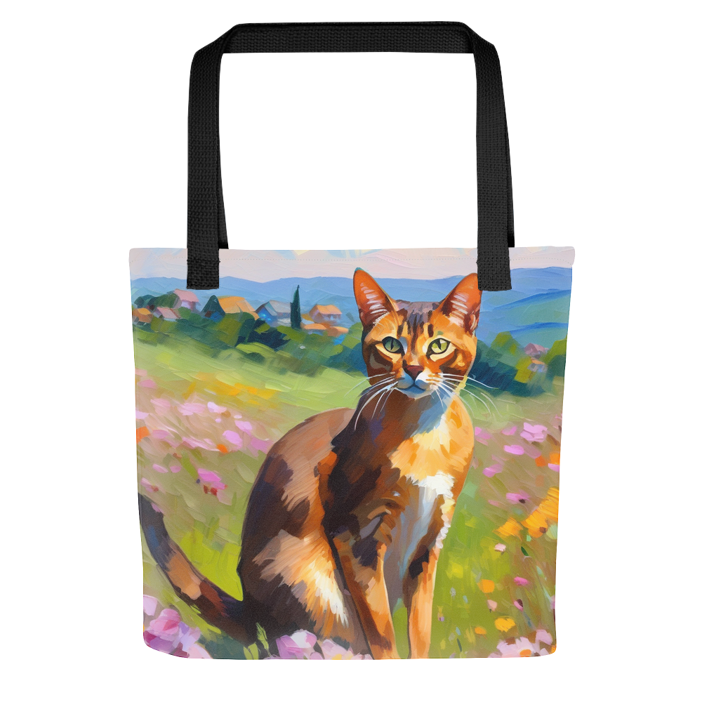 PugMug Custom Tabby Abyssinian Cat Tote