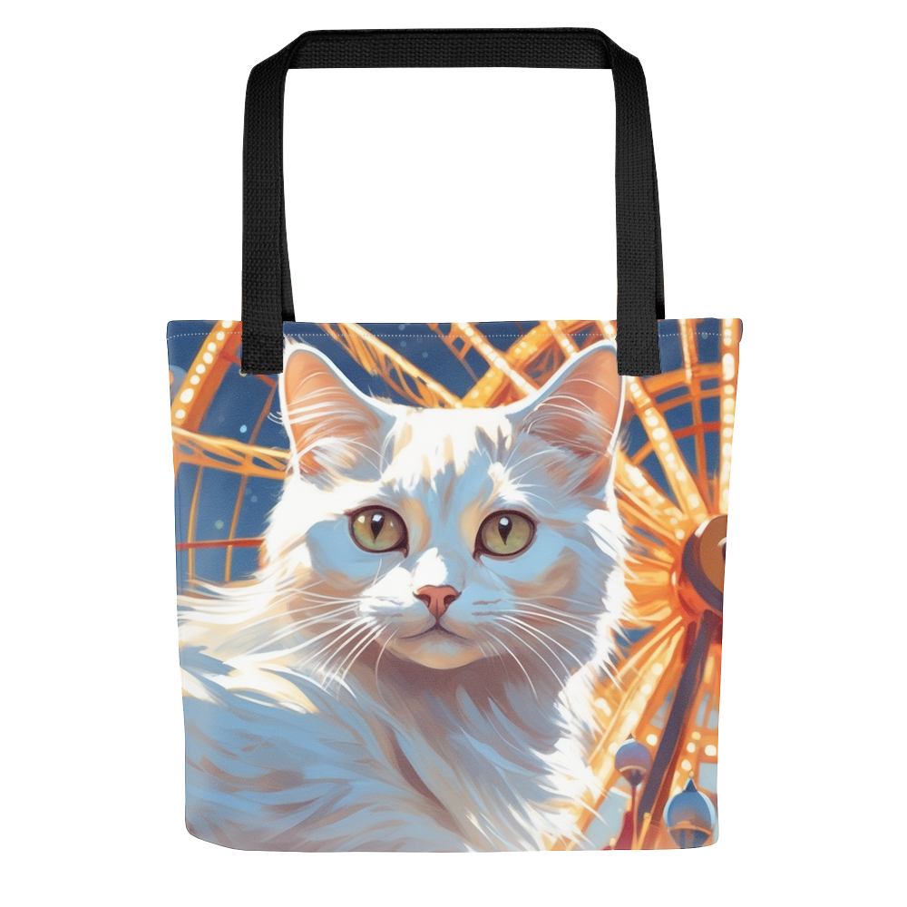 PugMug Custom White Companion Cat Tote