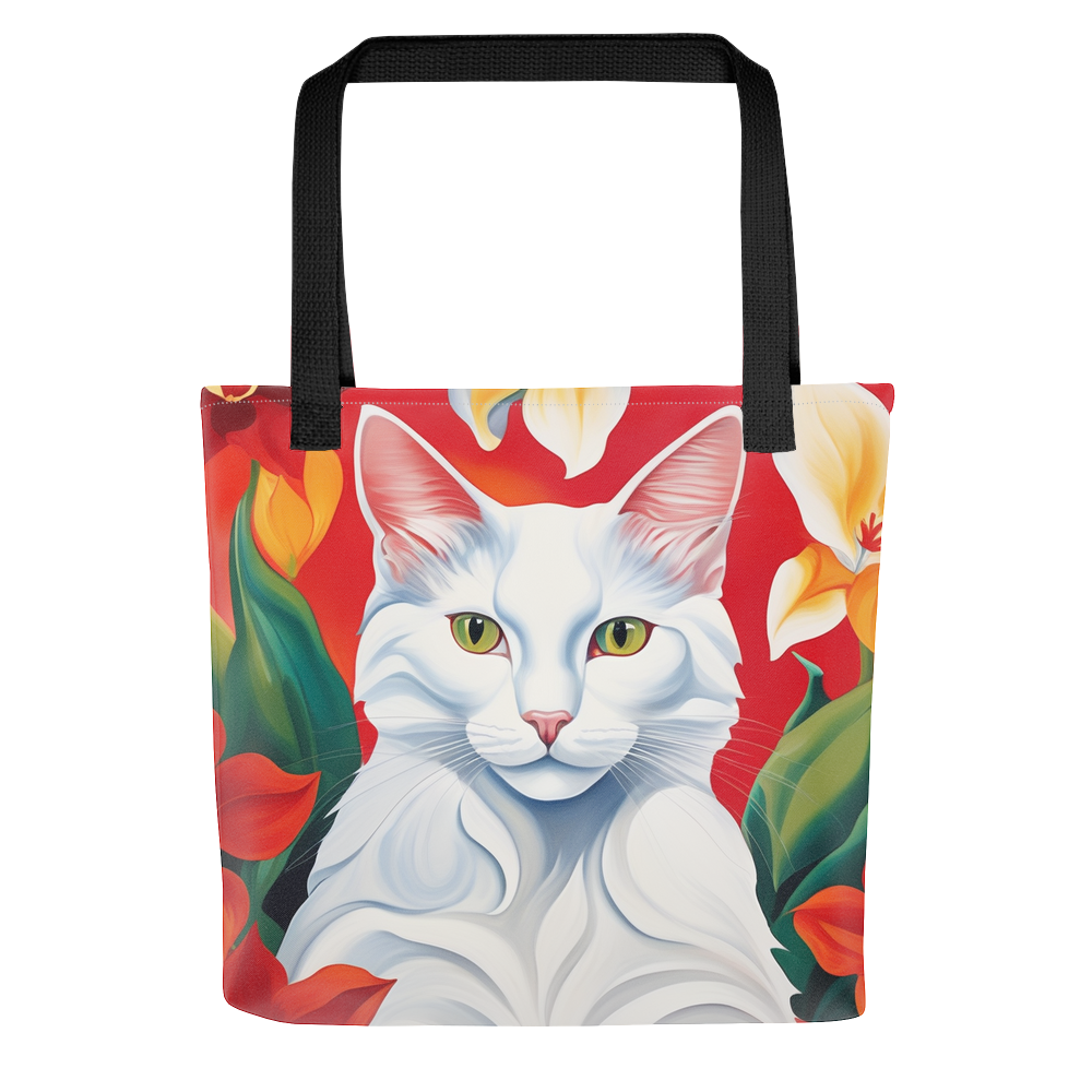 PugMug Custom White Companion Cat Tote