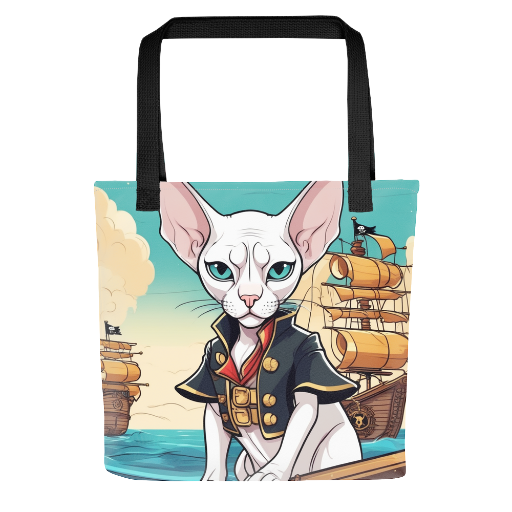 PugMug Custom White Sphynx Cat Tote