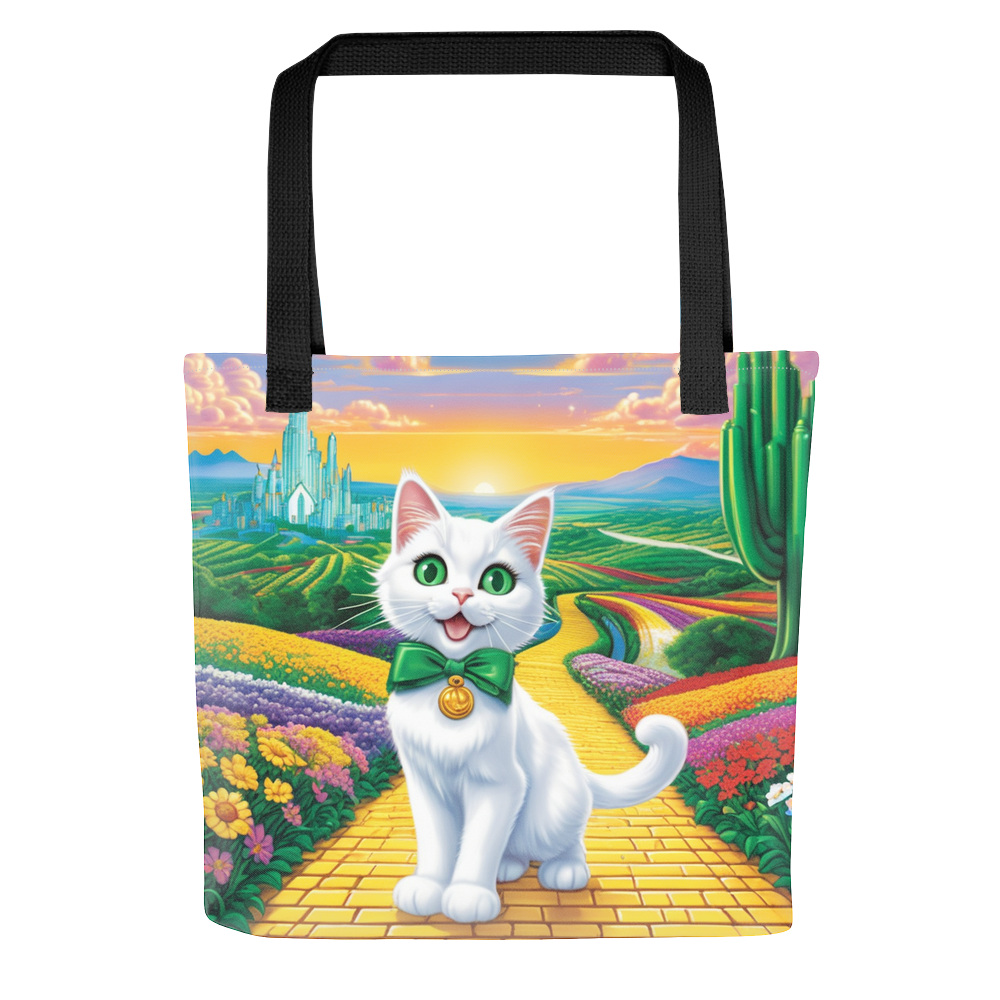 PugMug Custom White Companion Cat Tote