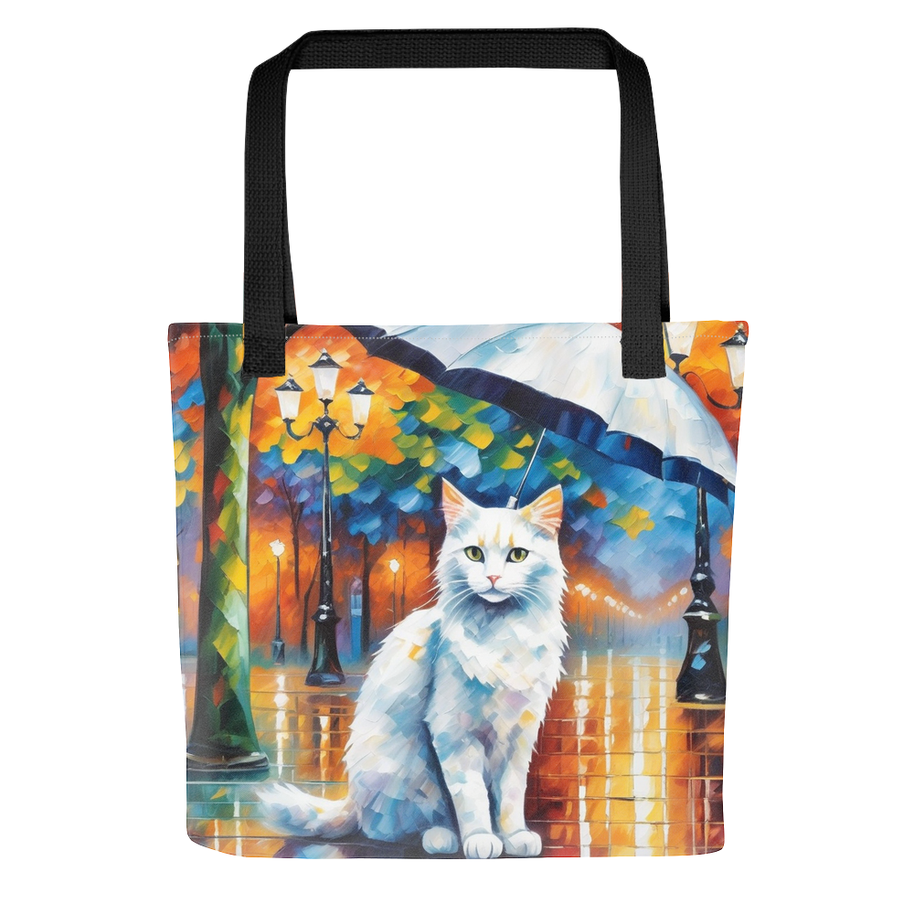 PugMug Custom White Companion Cat Tote