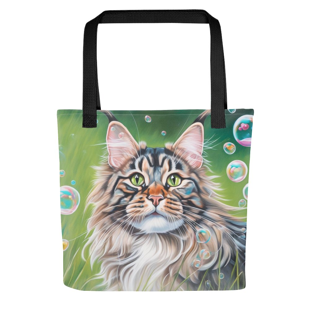 PugMug Custom Tabby Maine Coon Cat Tote