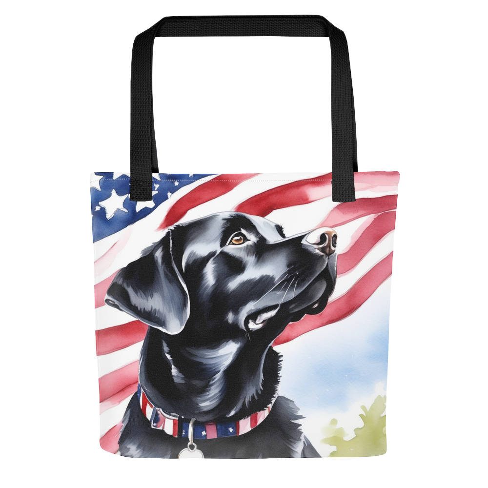PugMug Custom Black Labrador Retriever Tote