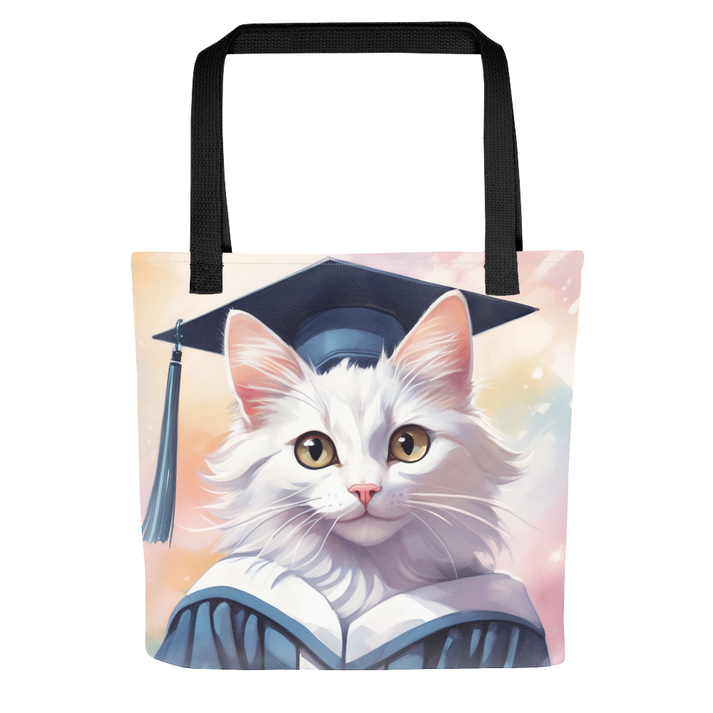 PugMug Custom White Companion Cat Tote