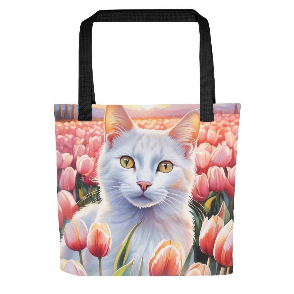 PugMug Custom White Companion Cat Tote