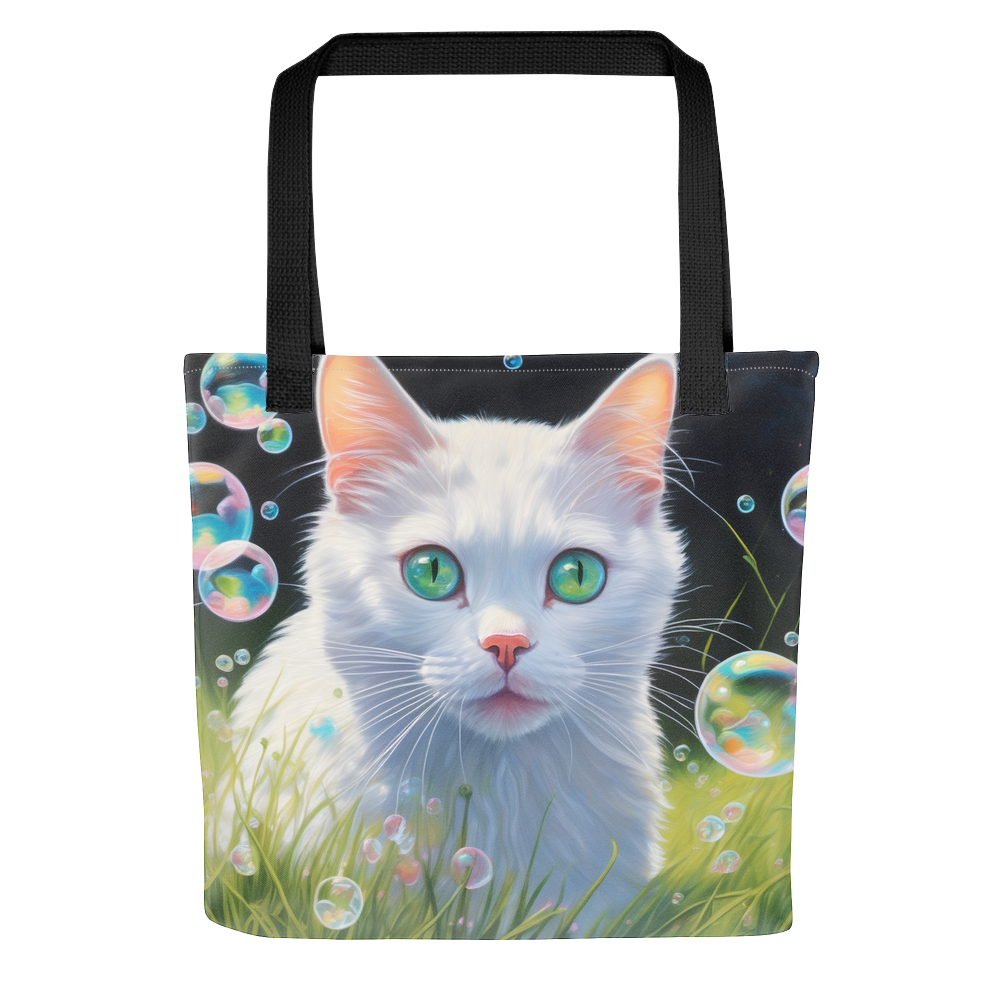 PugMug Custom White Companion Cat Tote