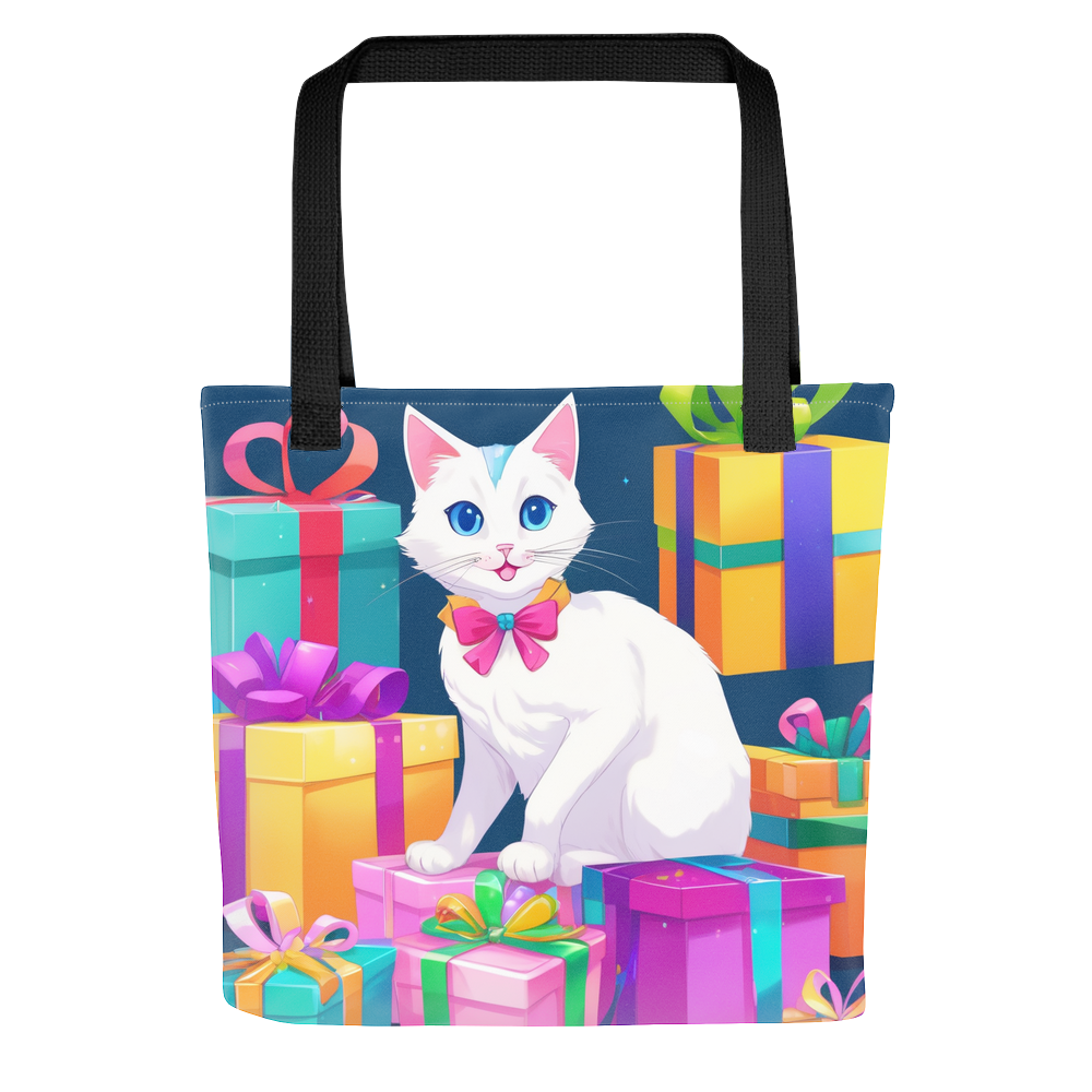 PugMug Custom White Companion Cat Tote
