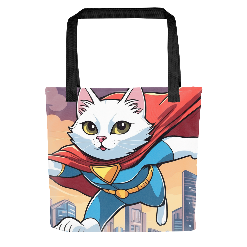 PugMug Custom White Companion Cat Tote