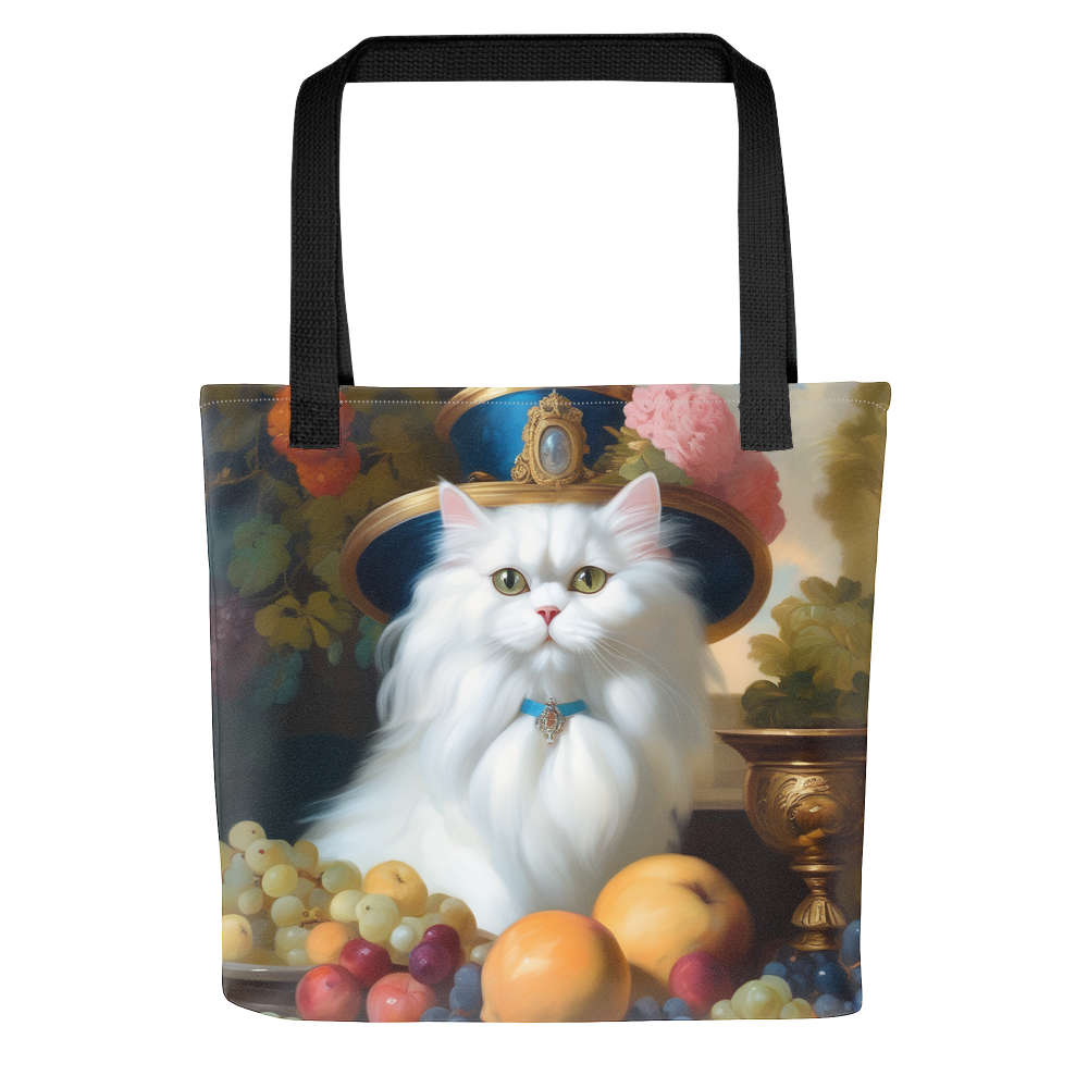 PugMug Custom White Persian Cat Tote