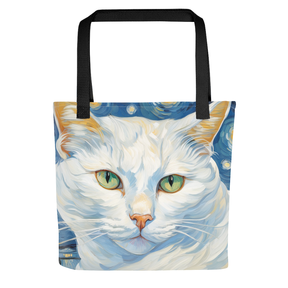 PugMug Custom White Companion Cat Tote