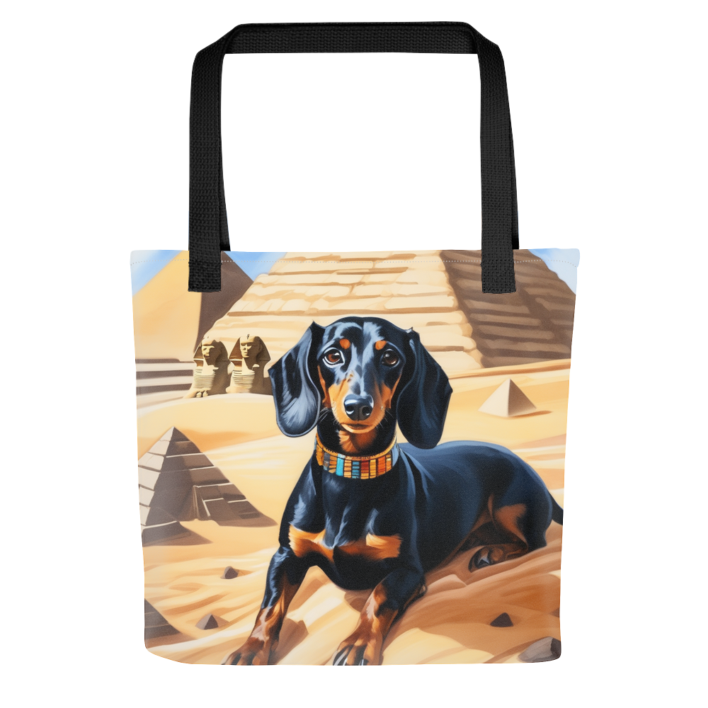 PugMug Custom Black Dachshund Tote