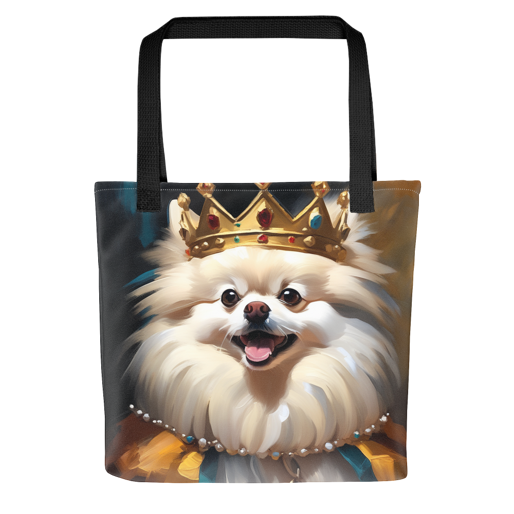 PugMug Custom White Pomeranian Tote