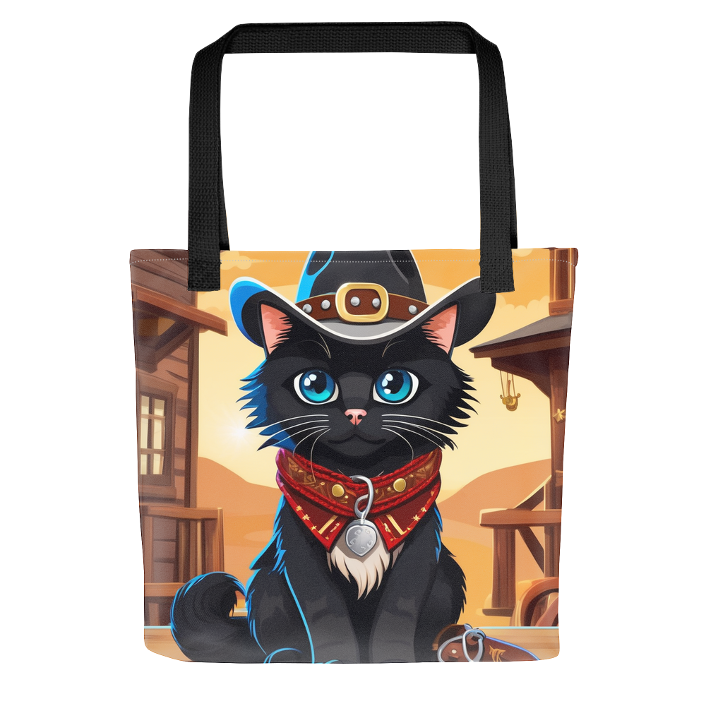 PugMug Custom Black Ragdoll Cat Tote