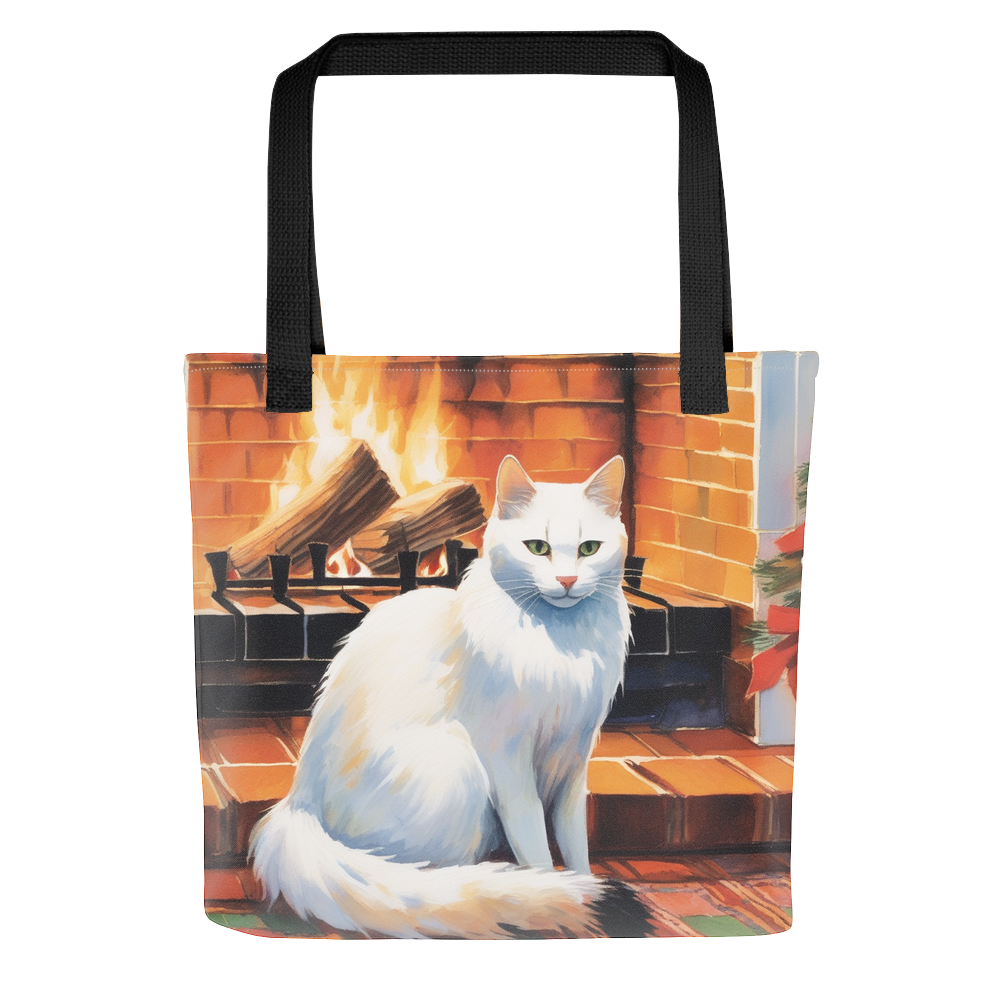 PugMug Custom White Companion Cat Tote
