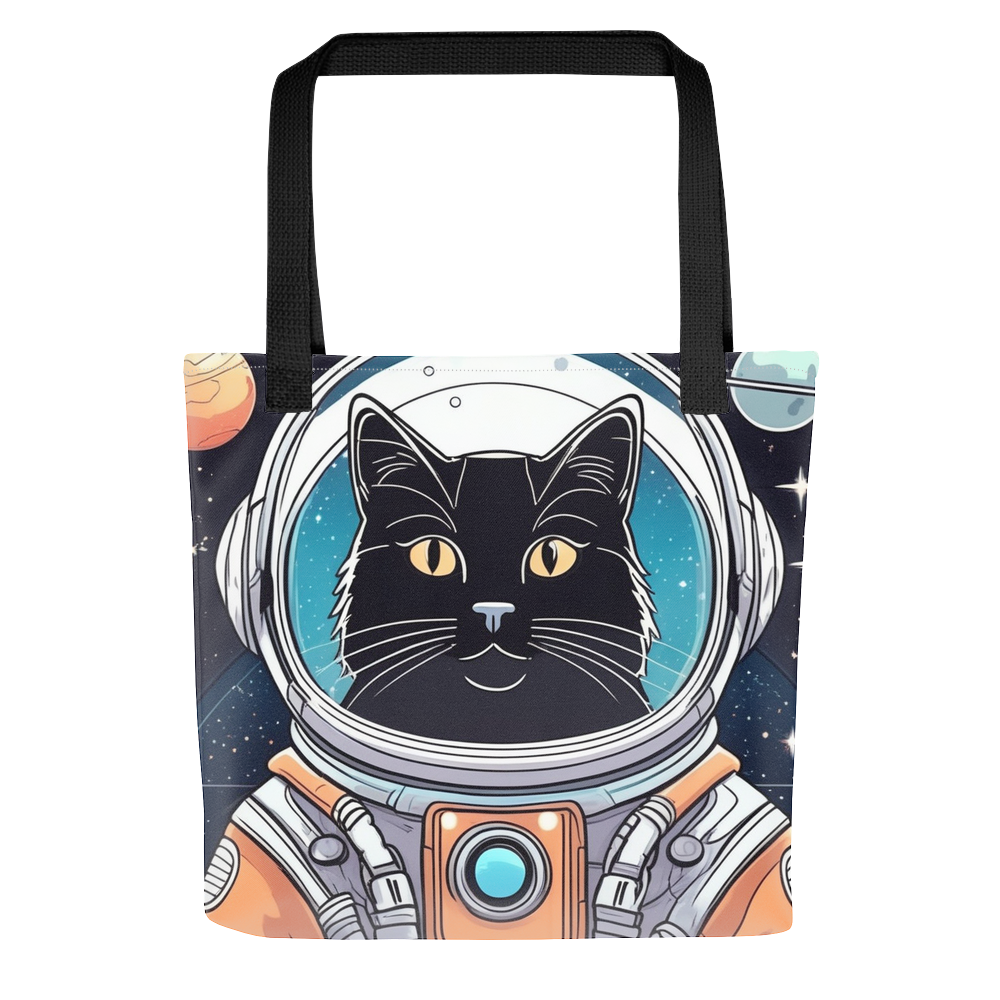 PugMug Custom Black Companion Cat Tote