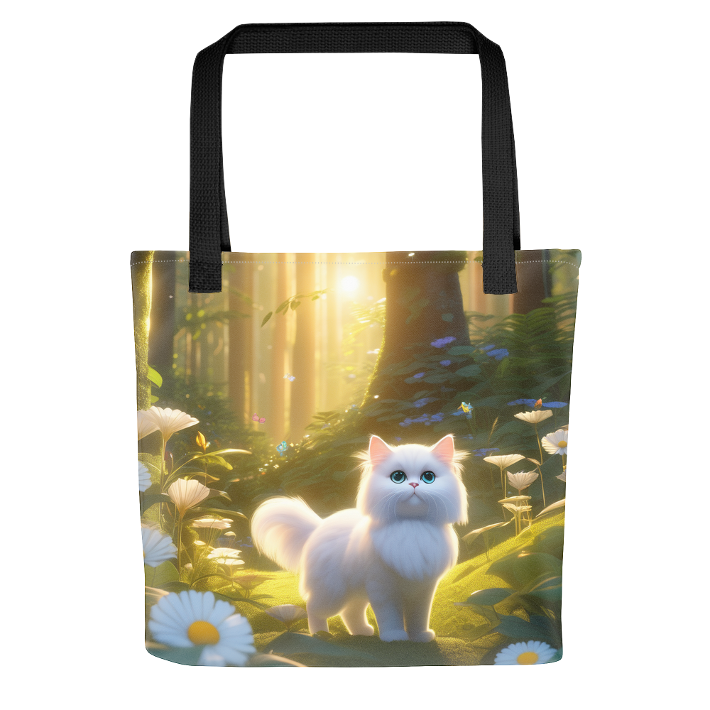 PugMug Custom White Persian Cat Tote