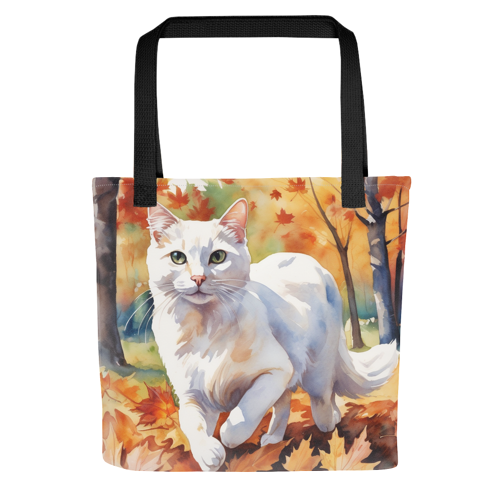 PugMug Custom White Companion Cat Tote