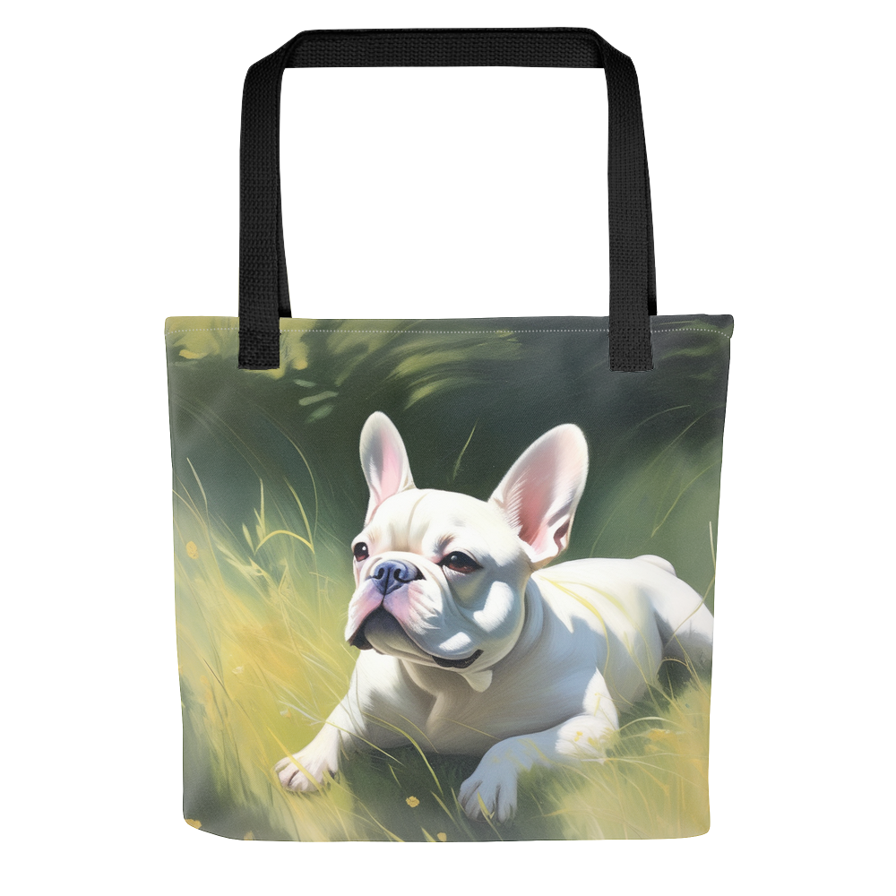PugMug Custom White French Bulldog Tote