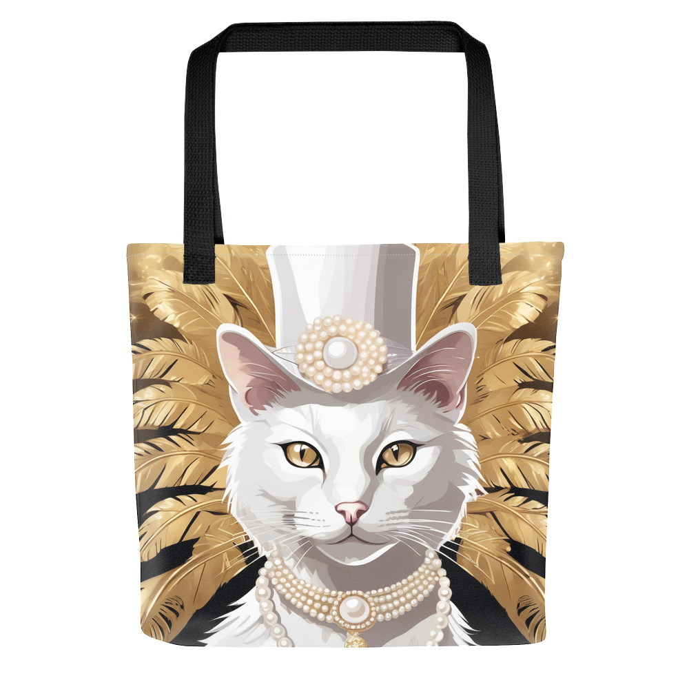 PugMug Custom White Companion Cat Tote