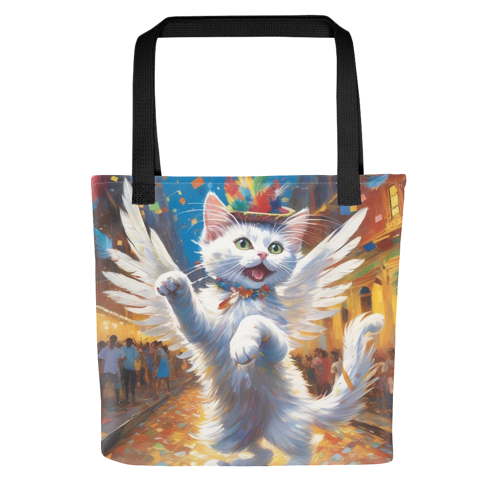 PugMug Custom White Companion Cat Tote