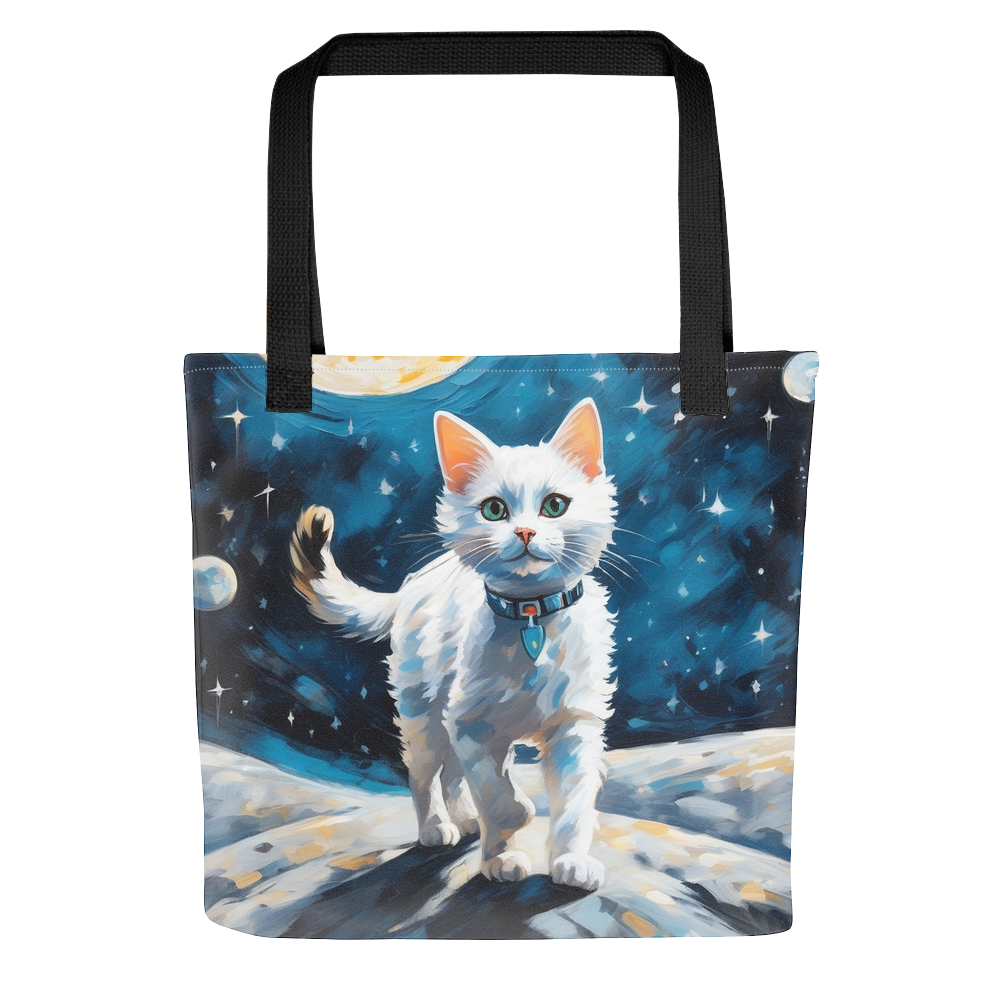 PugMug Custom White Companion Cat Tote