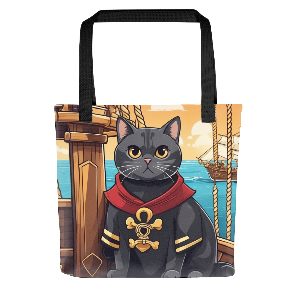 PugMug Custom Black British Shorthair Cat Tote