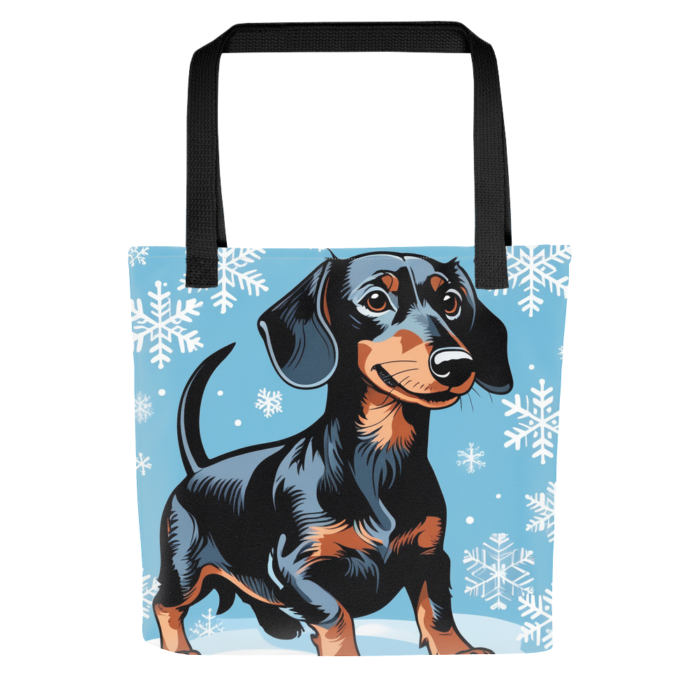 PugMug Custom Black Dachshund Tote