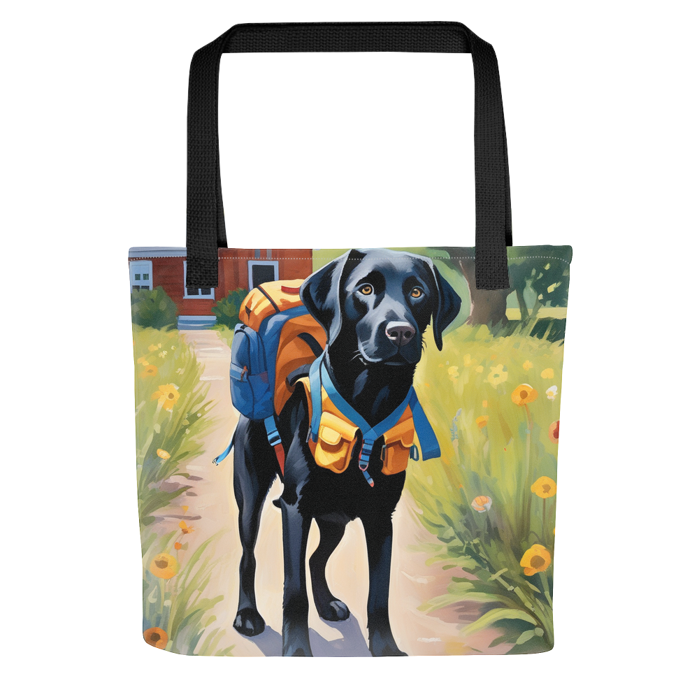 PugMug Custom Black Labrador Retriever Tote