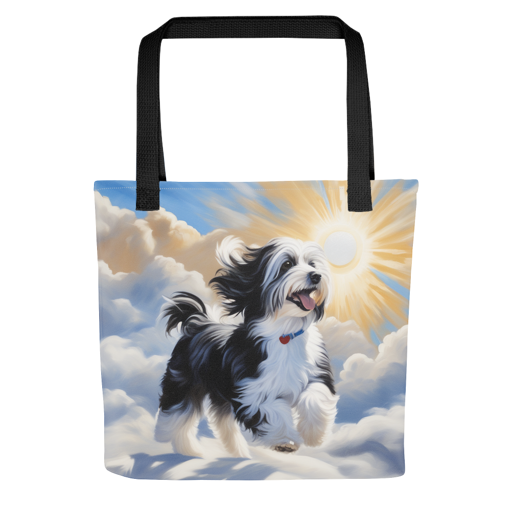 PugMug Custom Black-and-white Havanese Dog Tote
