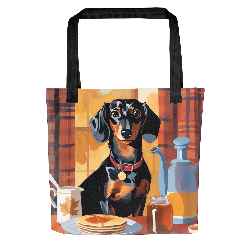 PugMug Custom Black Dachshund Tote