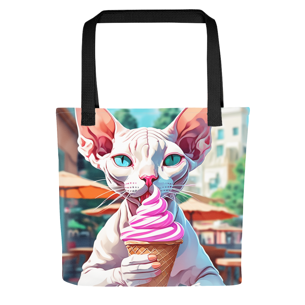 PugMug Custom White Sphynx Cat Tote