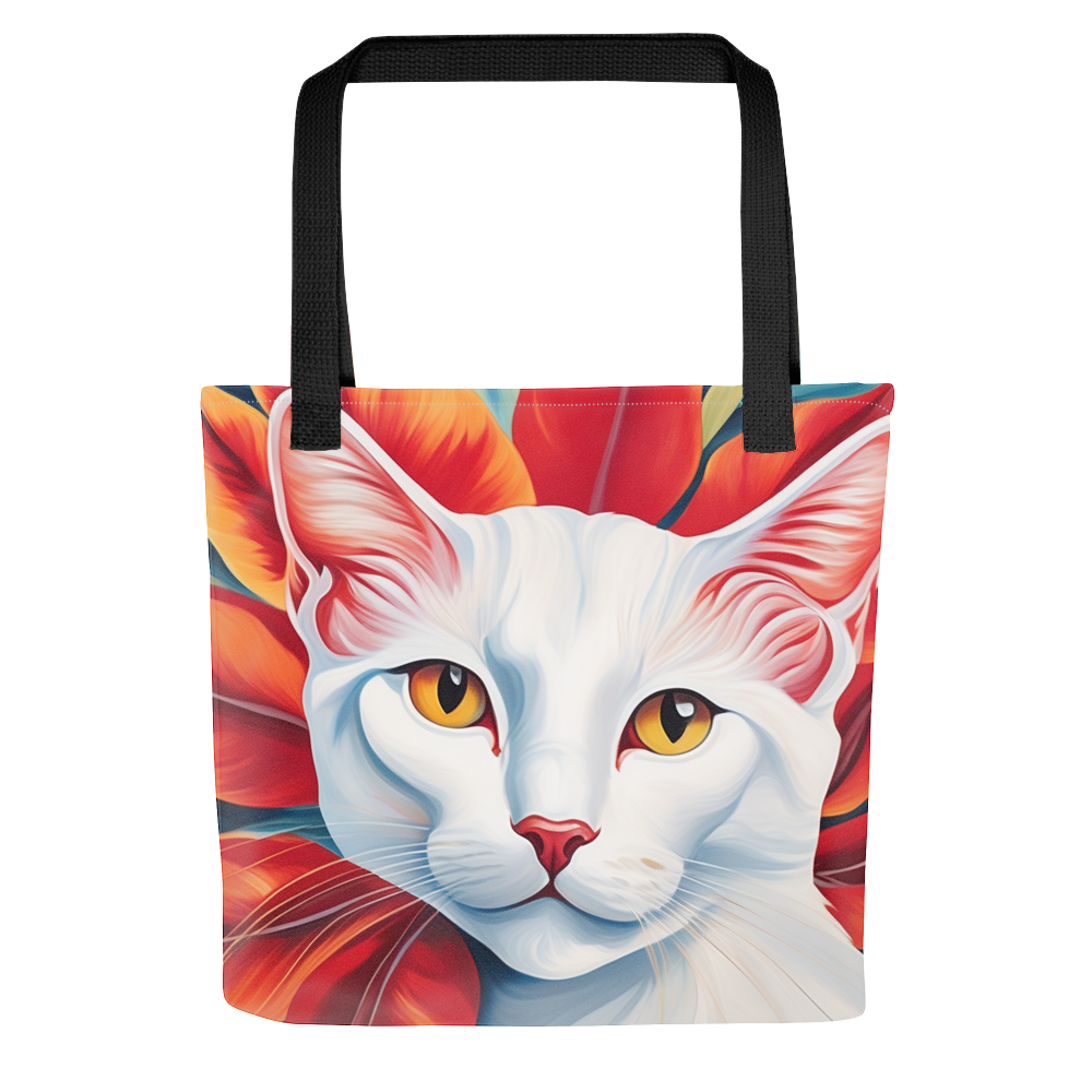 PugMug Custom White Companion Cat Tote