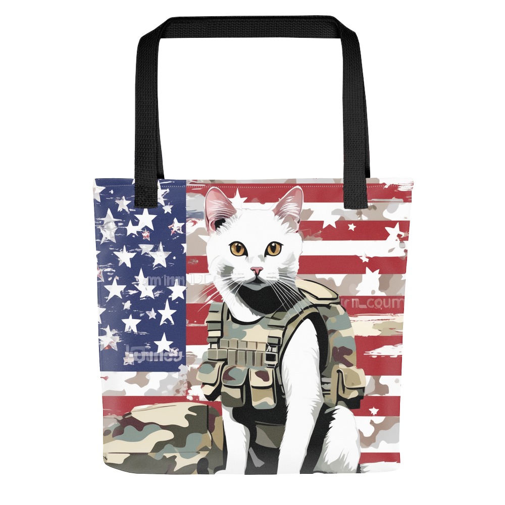 PugMug Custom White Companion Cat Tote