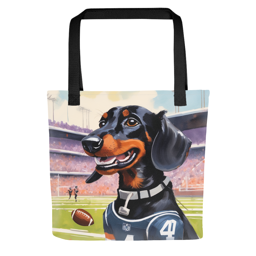 PugMug Custom Black Dachshund Tote