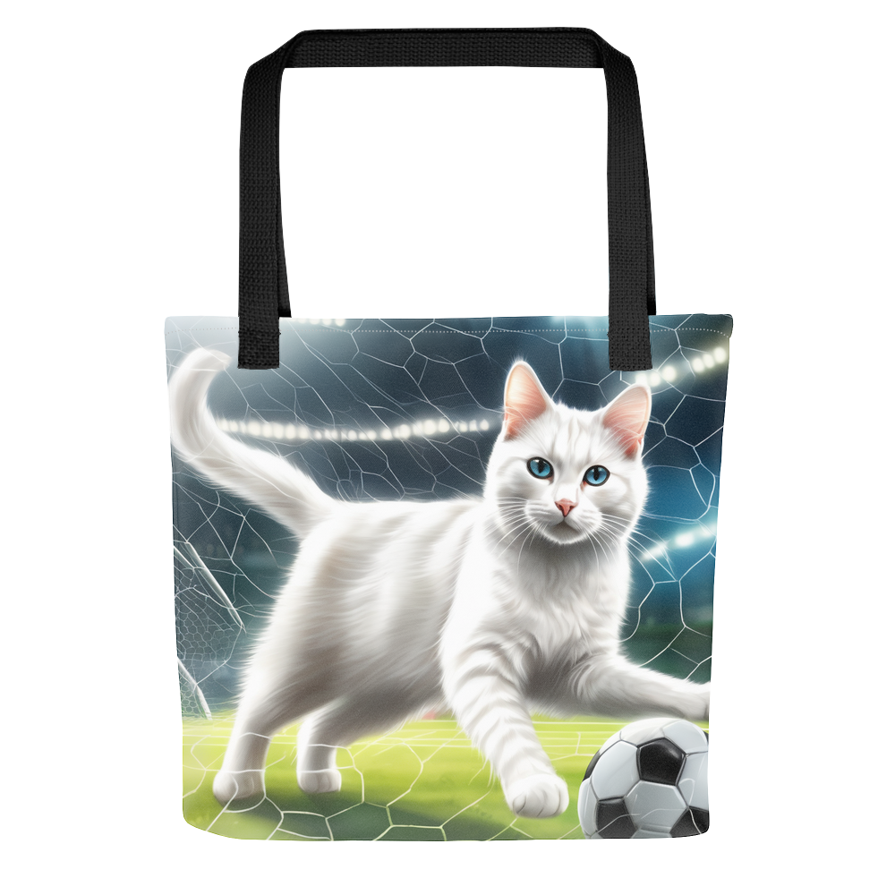 PugMug Custom White Companion Cat Tote