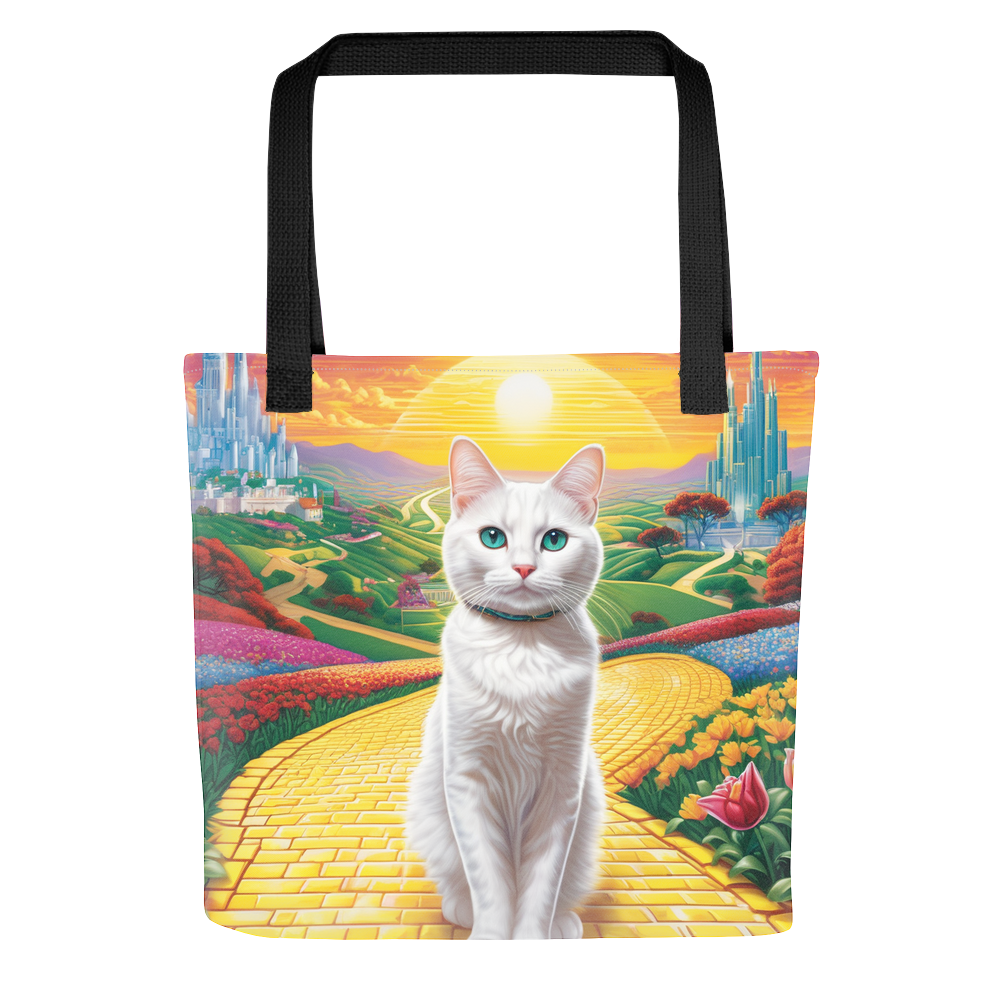 PugMug Custom White Companion Cat Tote
