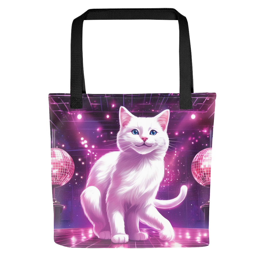 PugMug Custom White Companion Cat Tote
