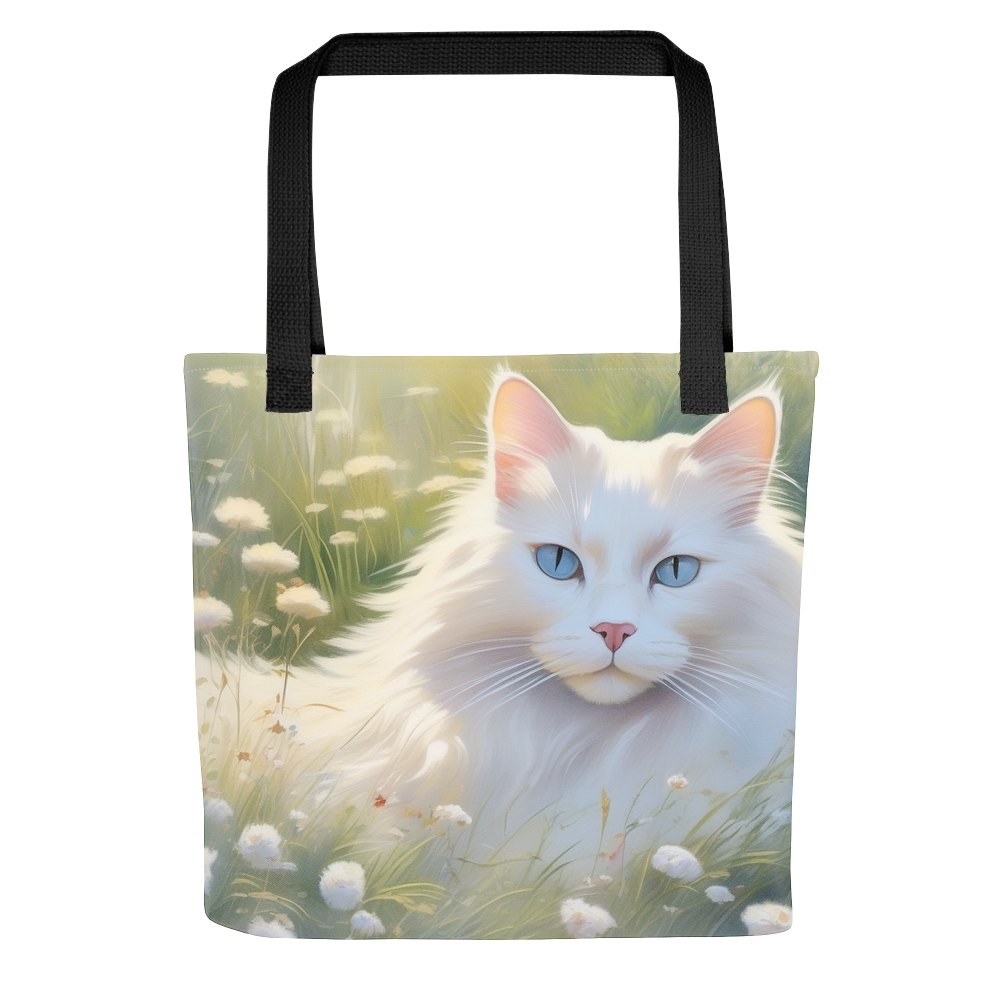 PugMug Custom White Ragdoll Cat Tote