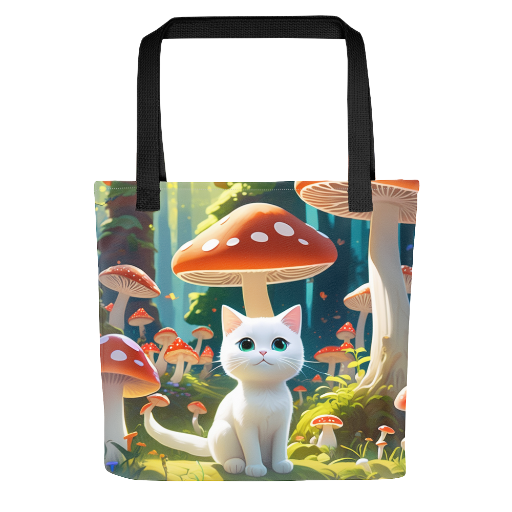 PugMug Custom White Companion Cat Tote