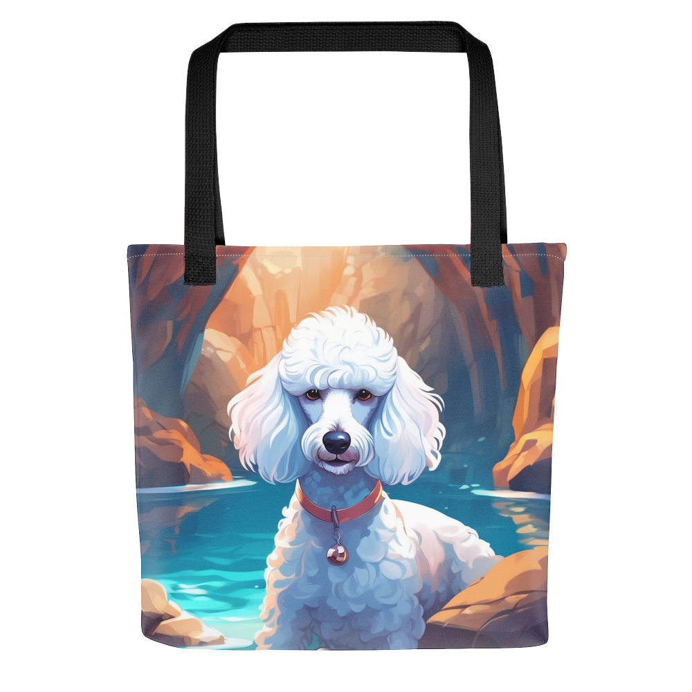 PugMug Custom White Poodle Tote
