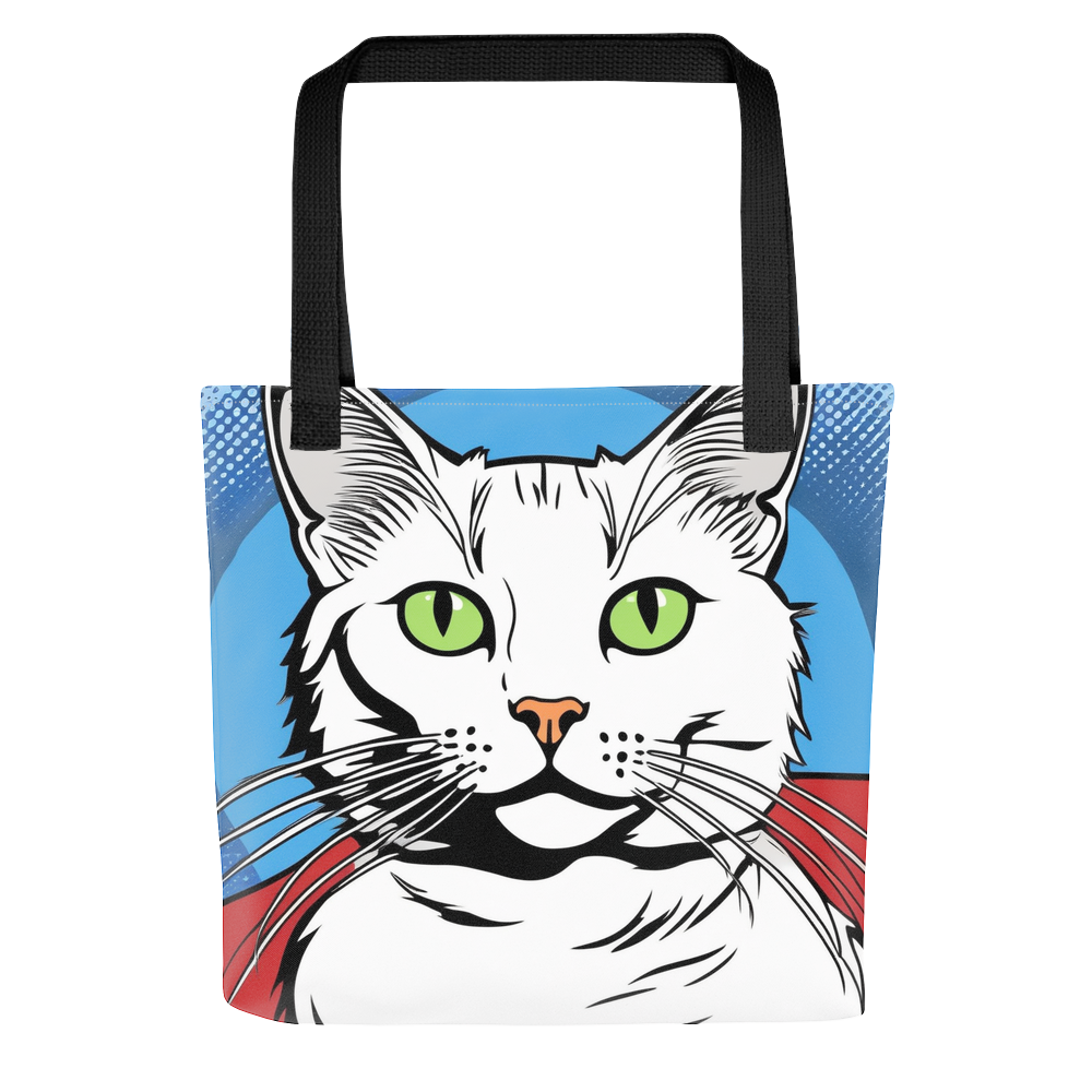 PugMug Custom White Companion Cat Tote